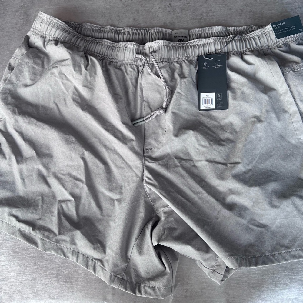 RVCA Men's Light Gray Athletic Shorts